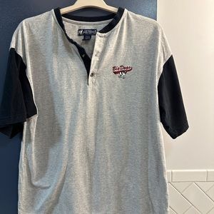 Big Dogs thrifted henley short sleeve